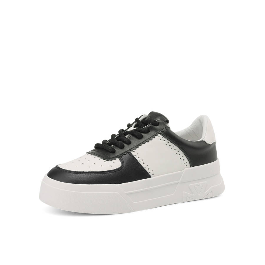 BOERDIQI Cow Leather Lightweight Height Increasing Lightweight Height Increasing Skateboard Shoes Women's