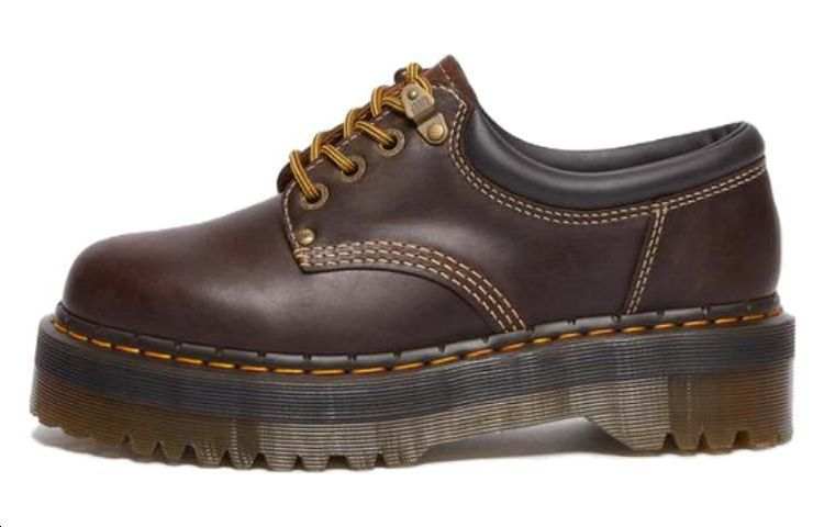 Dr.Martens Dr. Martens 8053 Arc Crazy Horse Leather Platform Shoes 'Dark Brown'