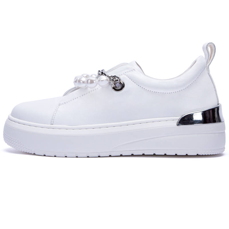 CHCH Ethereal Pearl Low top Stylish Skateboarding Shoes Women's White