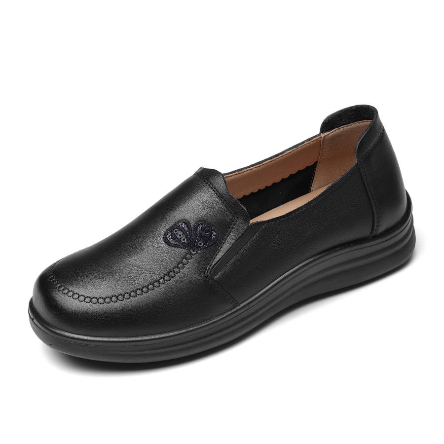 XINNUO Cow Leather Casual Shoes Women's