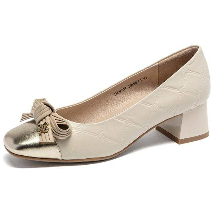 Satchi Sheepskin Casual Shoes 4.5cm Women's Light Umber