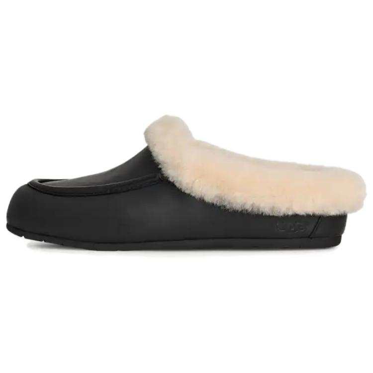 UGG ANSLEY Abrasion Resistant Closed Toe Slippers Women's Black