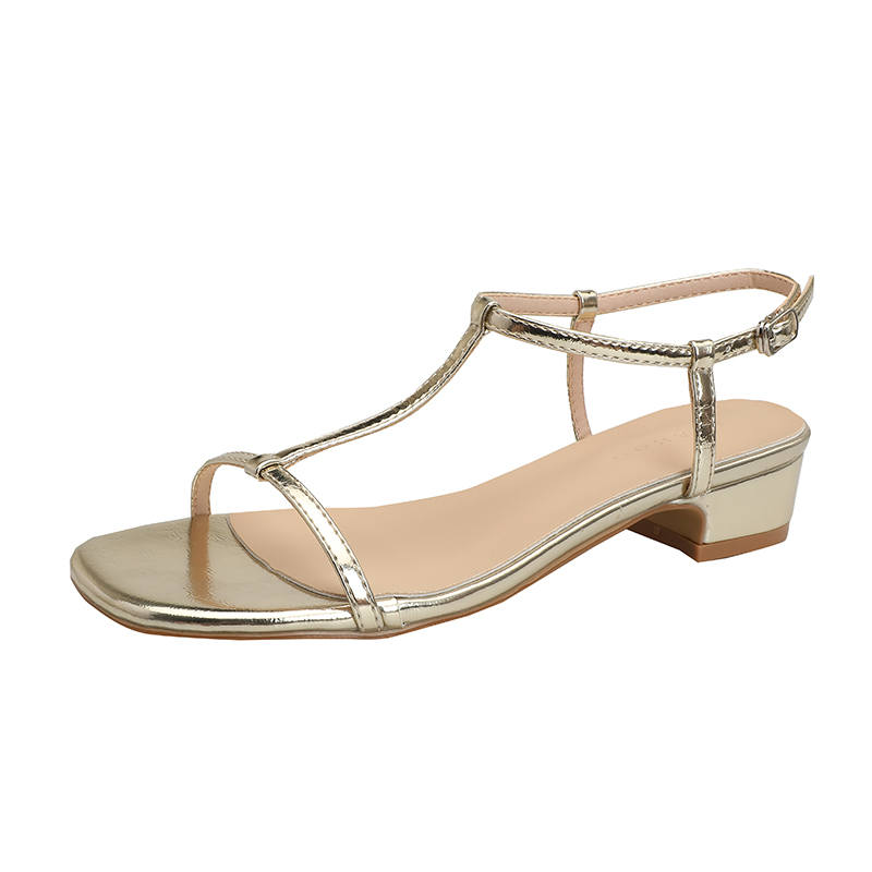 TATAYA Microfiber Leather One Strap Sandals Women's