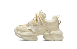 CHIYEANDE Cow Leather Low top Chunky Sneakers 7cm Women's