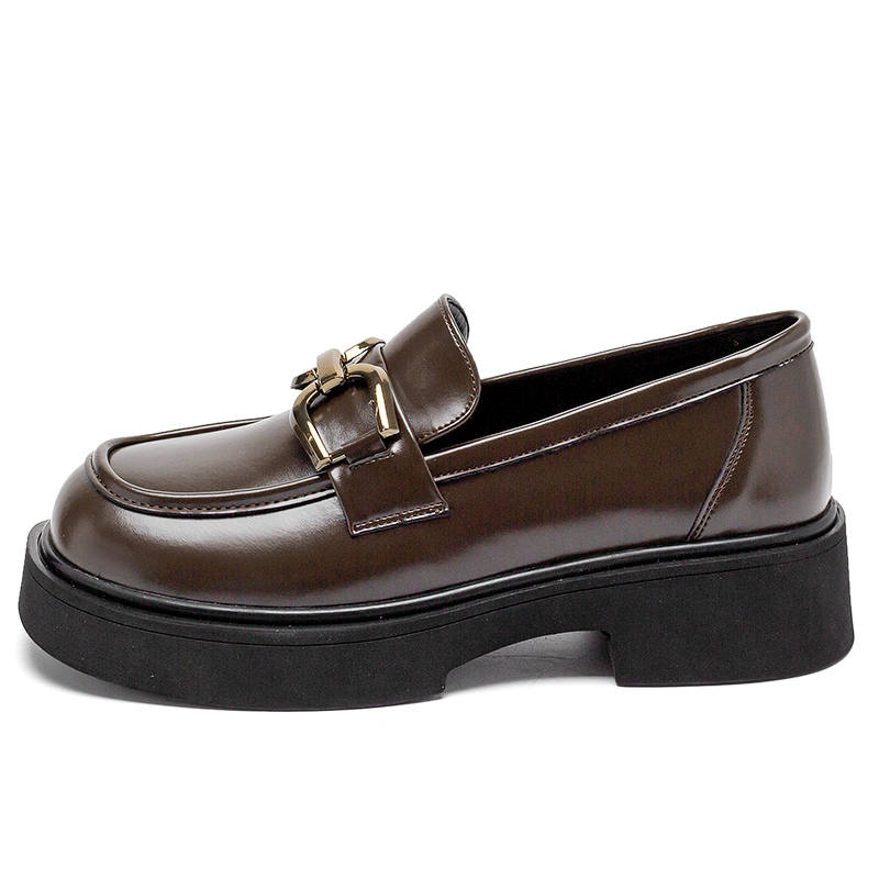 AGSDON Loafers Women's Low Top Black/Brown