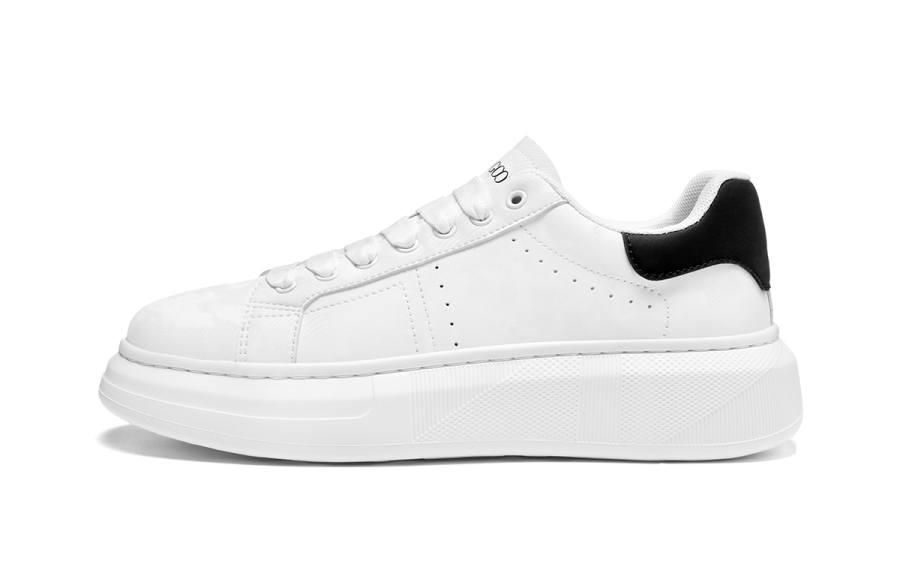 HLA Synthetic Leather Fashion Slip Resistant Low top Skateboard Shoes Men's