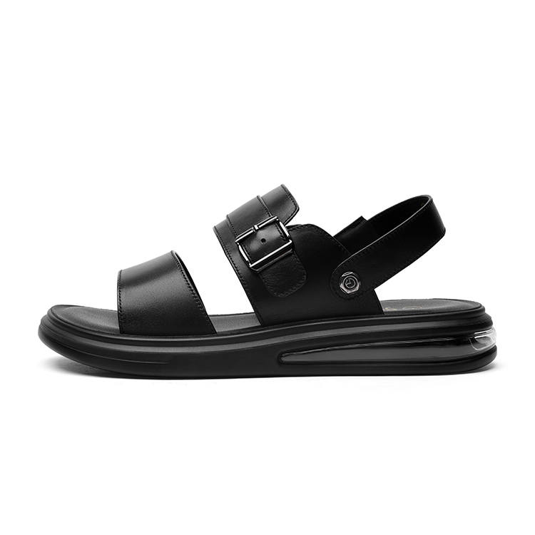 GOLDLION Top Grain Cow Leather Beach Sandals Men's