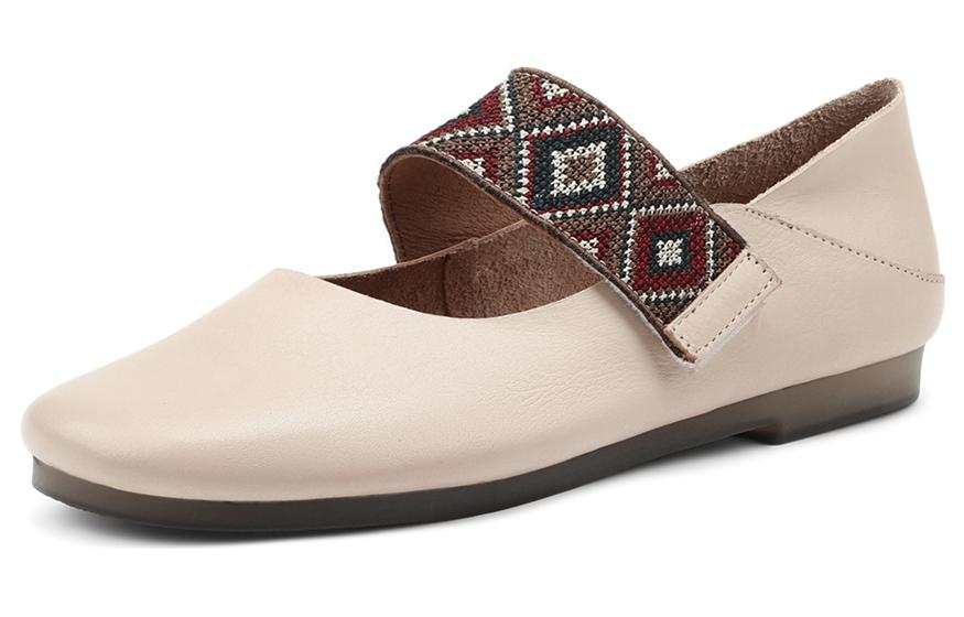 OCCAMAN Women's Casual Shoes Women's Low Top Coffee/Apricot