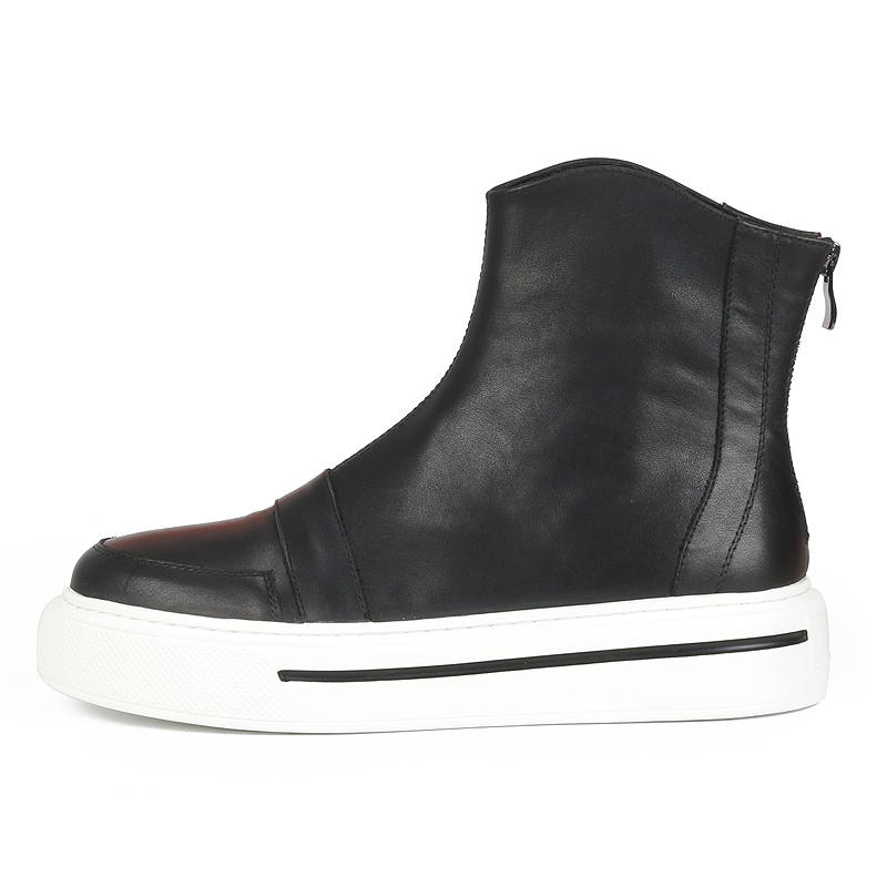 TAIDIAN TAIDIAN Ankle Boots Medium Heel Men's Black