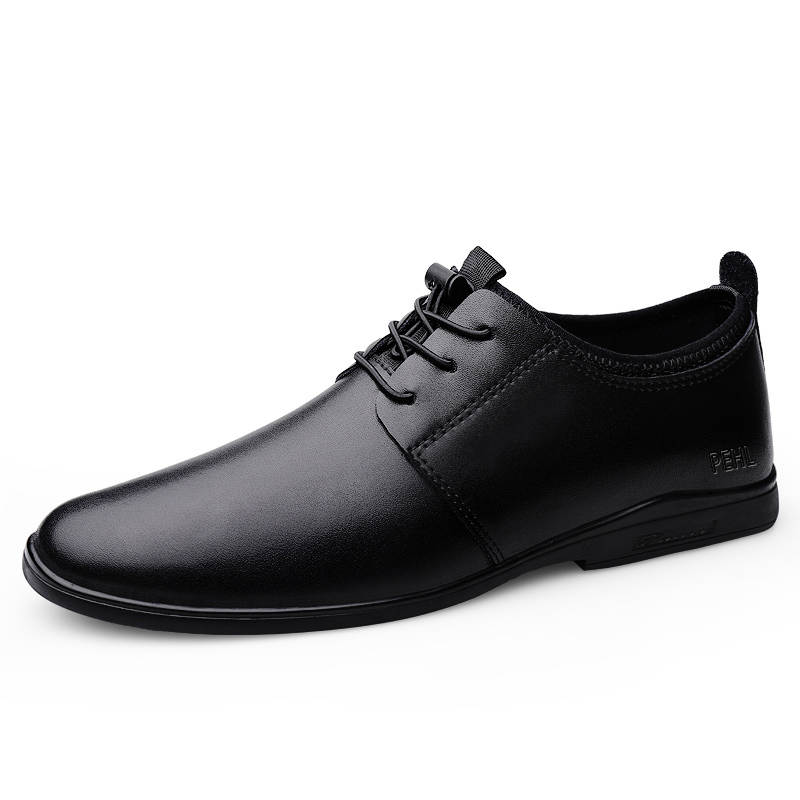 PEHL Men's Casual Shoes Men's Low Top Black