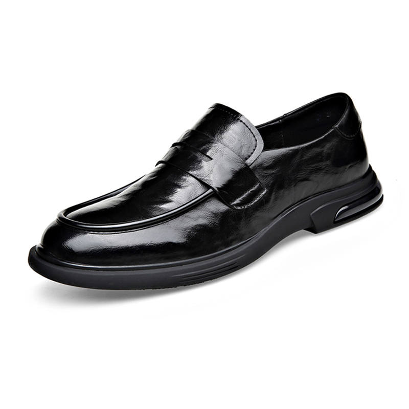 KAQIAODI Men's Casual Shoes Men's Low Top Black, Brown