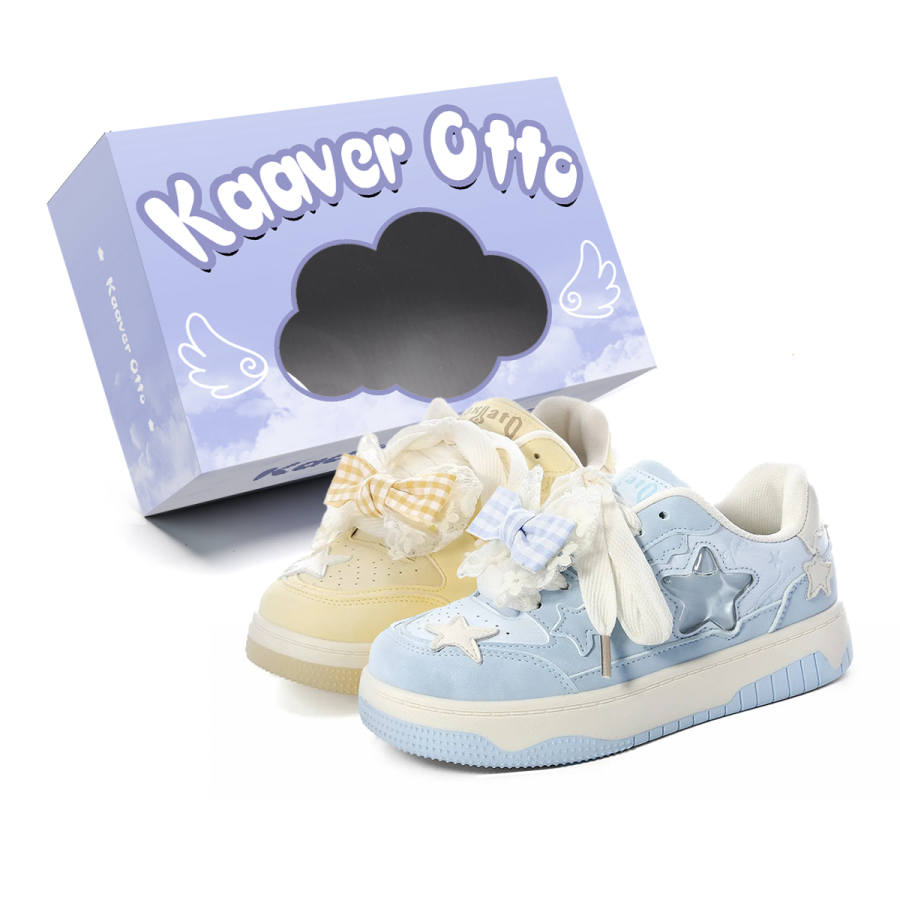 KAAVER OTTO Coverage Waterproof Cushioning Abrasion Resistant Lightweight Breathable Low top Skateboard Shoes Women's