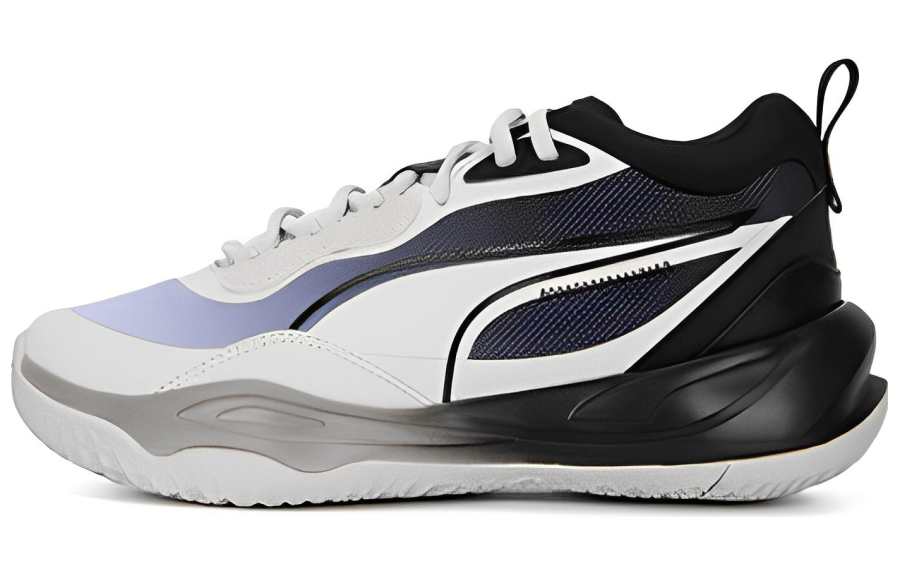 PUMA Playmaker Fade Basketball Shoes 'White Black'