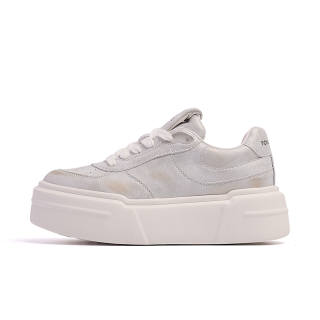 FOND&BERYL Cow Leather Slip Resistant Low top Skateboard Shoes Women's