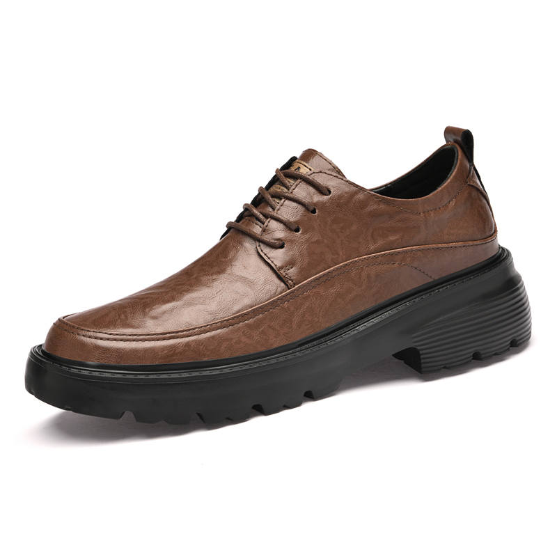 GONGNIULEITING Cow Split Leather Casual Shoes Men's