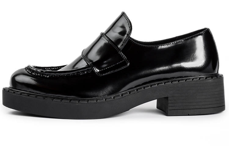 Tony Bianco Corvette Top Grain Cow Leather Platform Shoes 4.5cm Women's Black