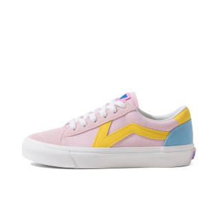 Nicolas.Li Low top Skateboard Shoes Women's Yellow Blue Pink