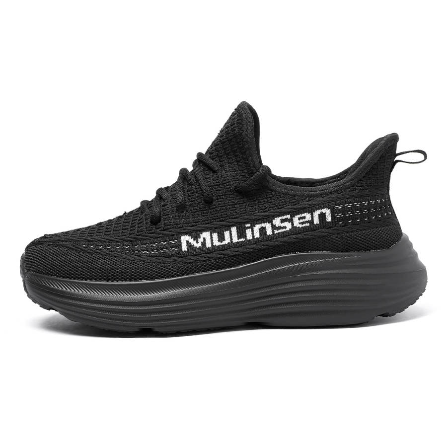 Mulinsen Textile, Mesh Low top Casual Shoes Men's Black Sand