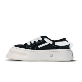 HOOF GOLDMINE 24SSHOOF | White Panda Height Increasing Height Increasing Low top Skateboard Shoes Unisex Black White