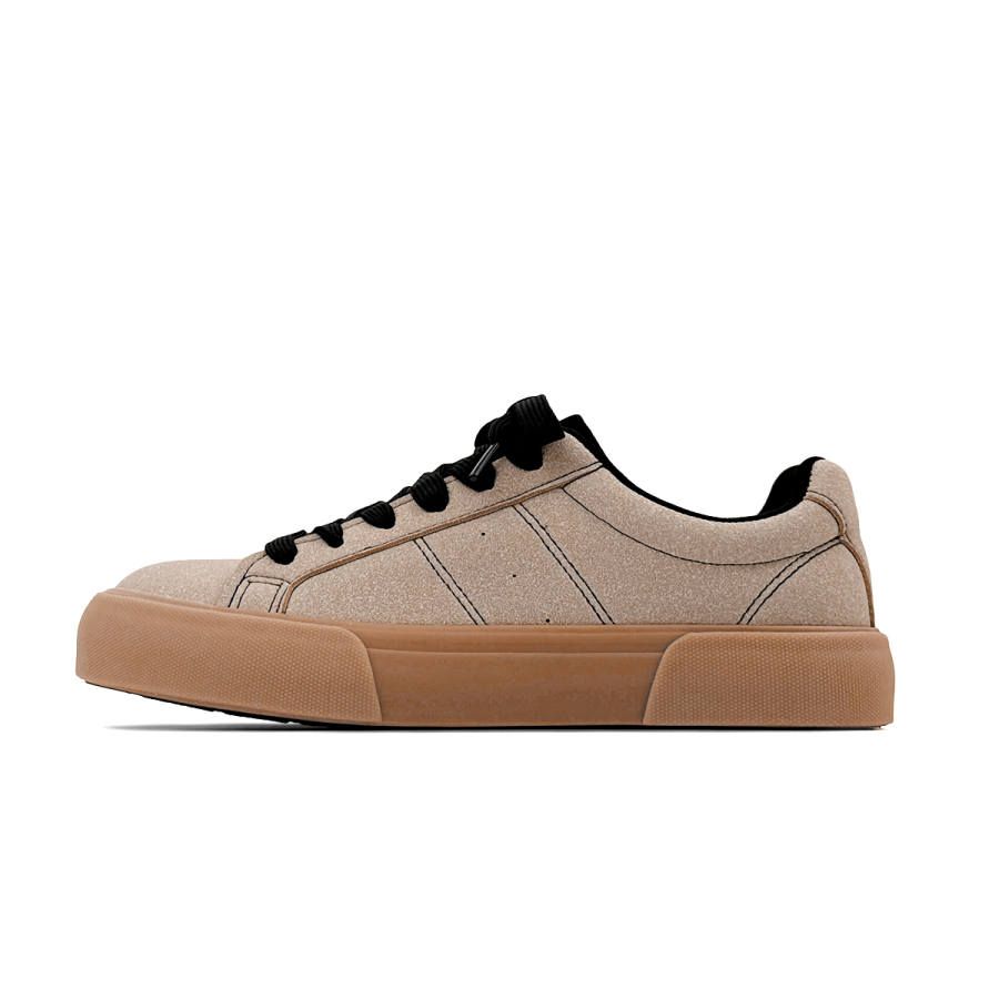 Mengsai Cushioning Low top Skateboard Shoes Men's Brown