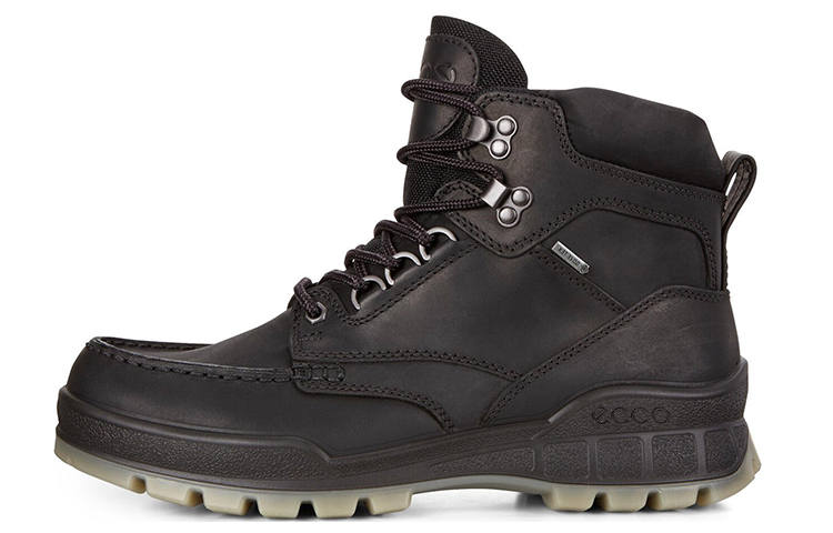 Ecco Ecco TRACK 25 Leather Short Mid Calf Outdoor Boots Men's Black