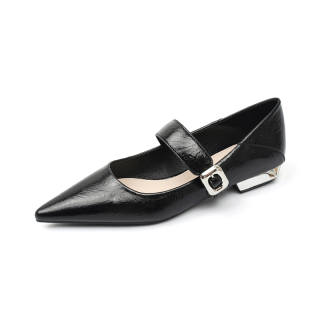 WESTLINK Pu Block Heel Mary Jane Shoes Women's