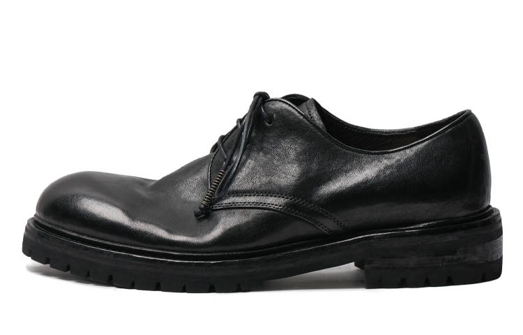 Viplander Horse Leather Casual Shoes Men's Black