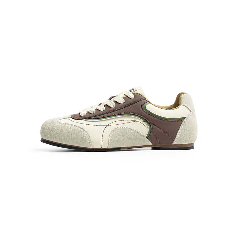RED DRAGONFLY Synthetic Leather, Split Cow Leather Low top Casual Shoes Women's