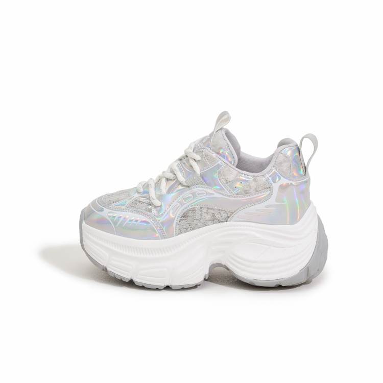 MILANLIANGE Abrasion Resistant, Breathable, Waterproof, Slip Resistant Low top Chunky Sneakers Women's