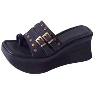 Mooreyu Atelier EVA Abrasion Resistant Slide Slippers Women's Black