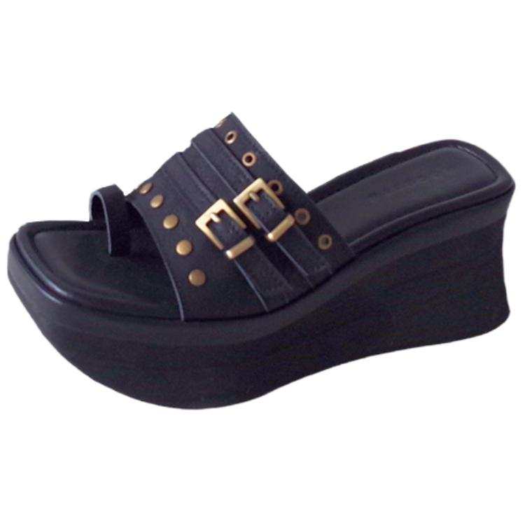 Mooreyu Atelier EVA Abrasion Resistant Slide Slippers Women's Black