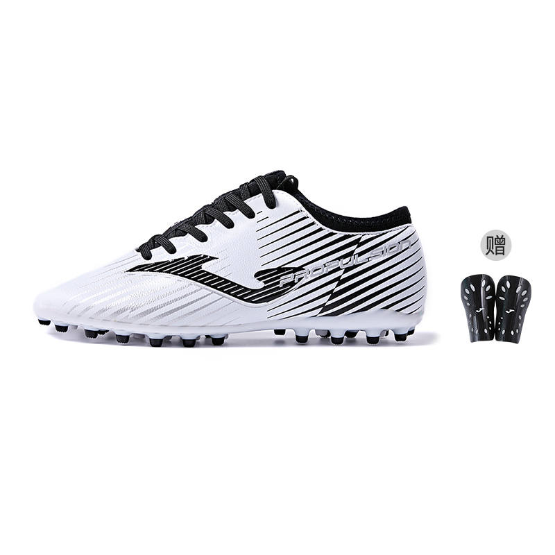 Joma FG Firm Ground Slip Resistant Abrasion Resistant Slip Resistant Abrasion Resistant Soccer Shoes Unisex Black