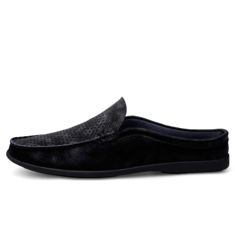 CKVUSAMG Abrasion Resistant Abrasion Resistant Closed Toe Slippers Men's Black
