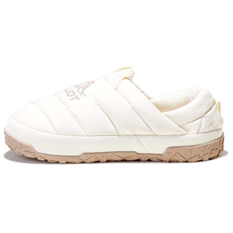 PELLIOT Cream Puff Casual Shoes Unisex Low Top Obsidian Black/Polar White/Brown