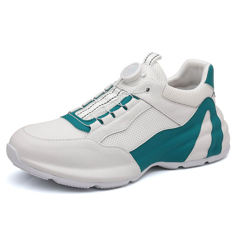 POPULAR ROUSE PR POPULAR ROUSE PR Mesh, Cow Leather Height Increasing Breathable Height Increasing Breathable Low top Casual Shoes Men's