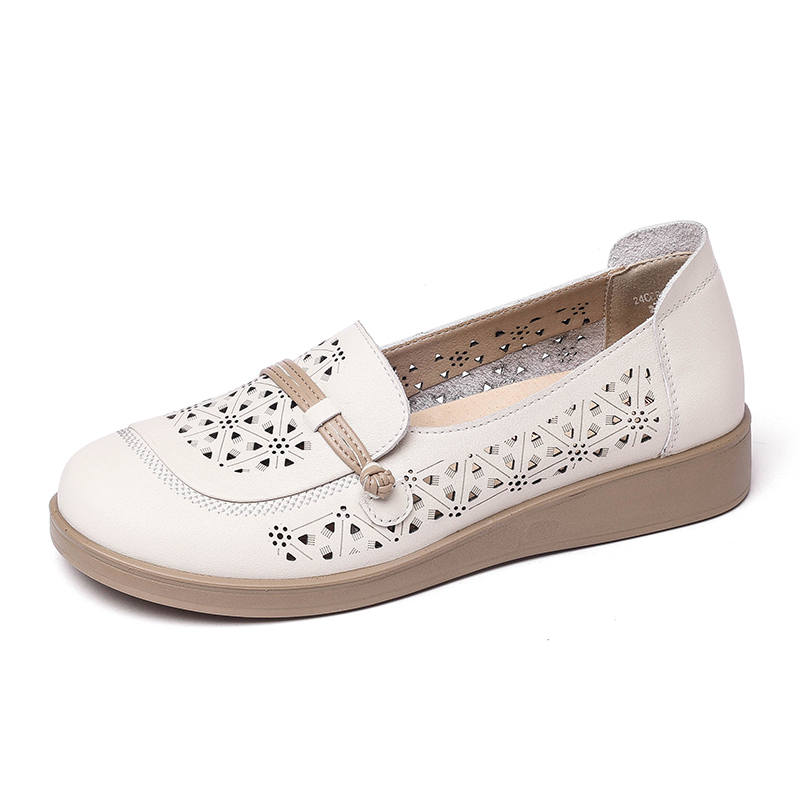 XINNUO Top Grain Cow Leather Casual Shoes Women's