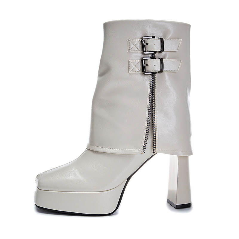 POOQ Ankle Boots 10.5cm Women's