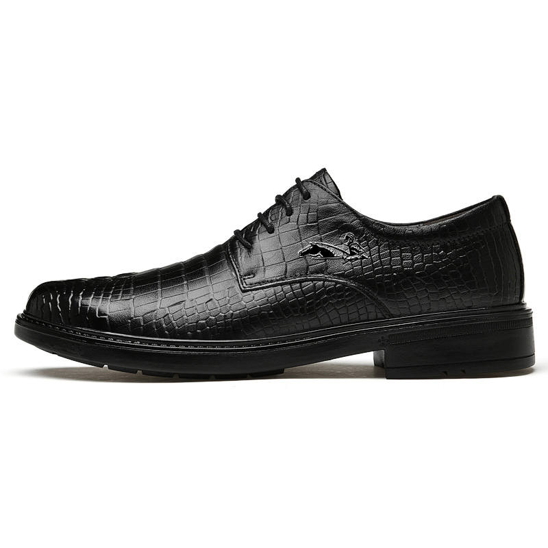 YINGLUNQISHI Top Grain Cow Leather Dress Shoes Men's