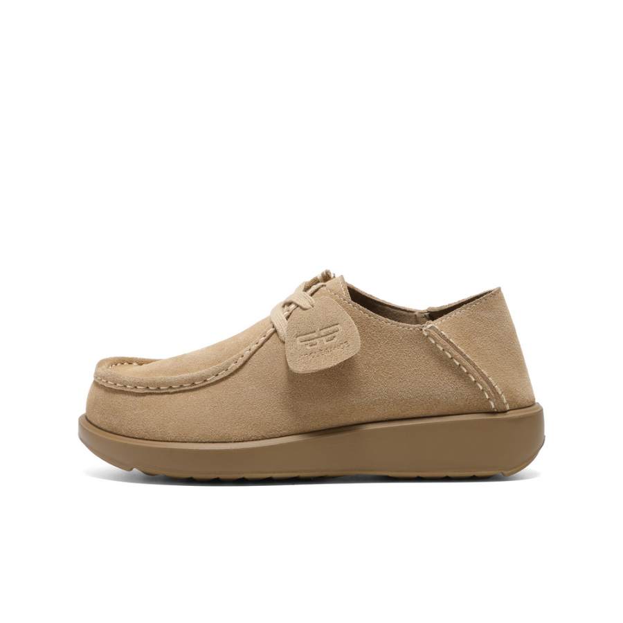 BELLE Cow Split Leather Casual Shoes 3cm Women's