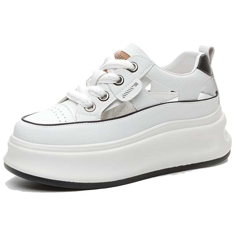 JIETEGONGYANG Microfiber Leather Cushioning Abrasion Resistant Cushioning, Wear Resistant Low top Casual Shoes Women's