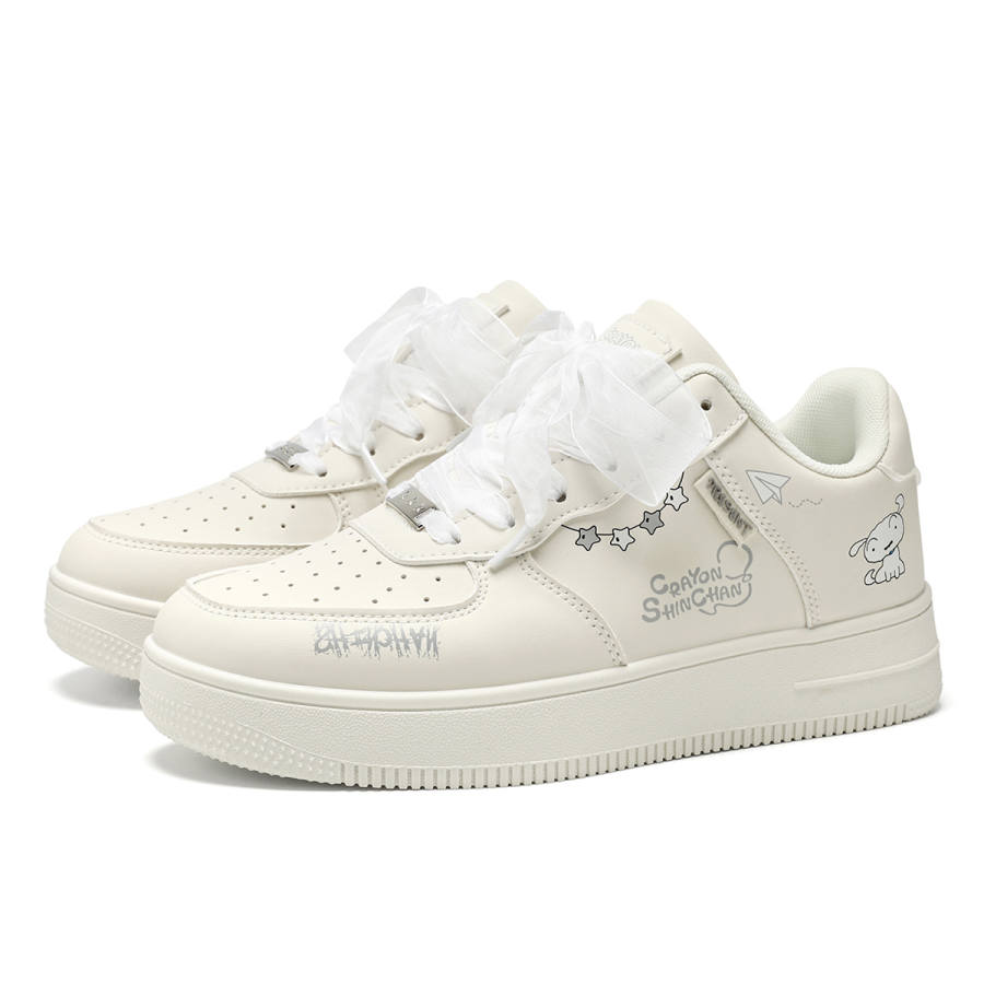 Crayon Shinchan Thermal Height Increasing Low top Skateboard Shoes Women's