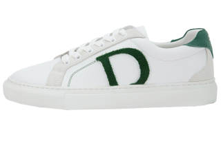 DAVID NAMAN Skateboard Shoes Men's Low Top White/Green