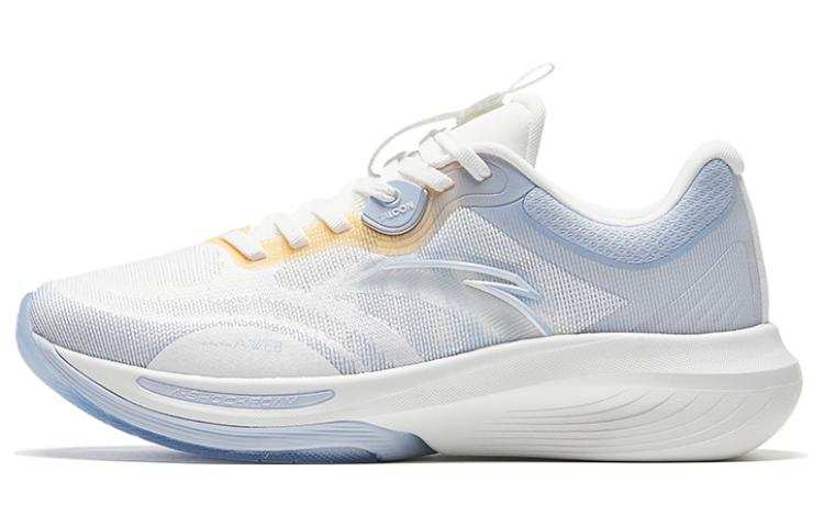 Anta Slip Resistant Abrasion Resistant Low top Casual Shoes Women's White Blue