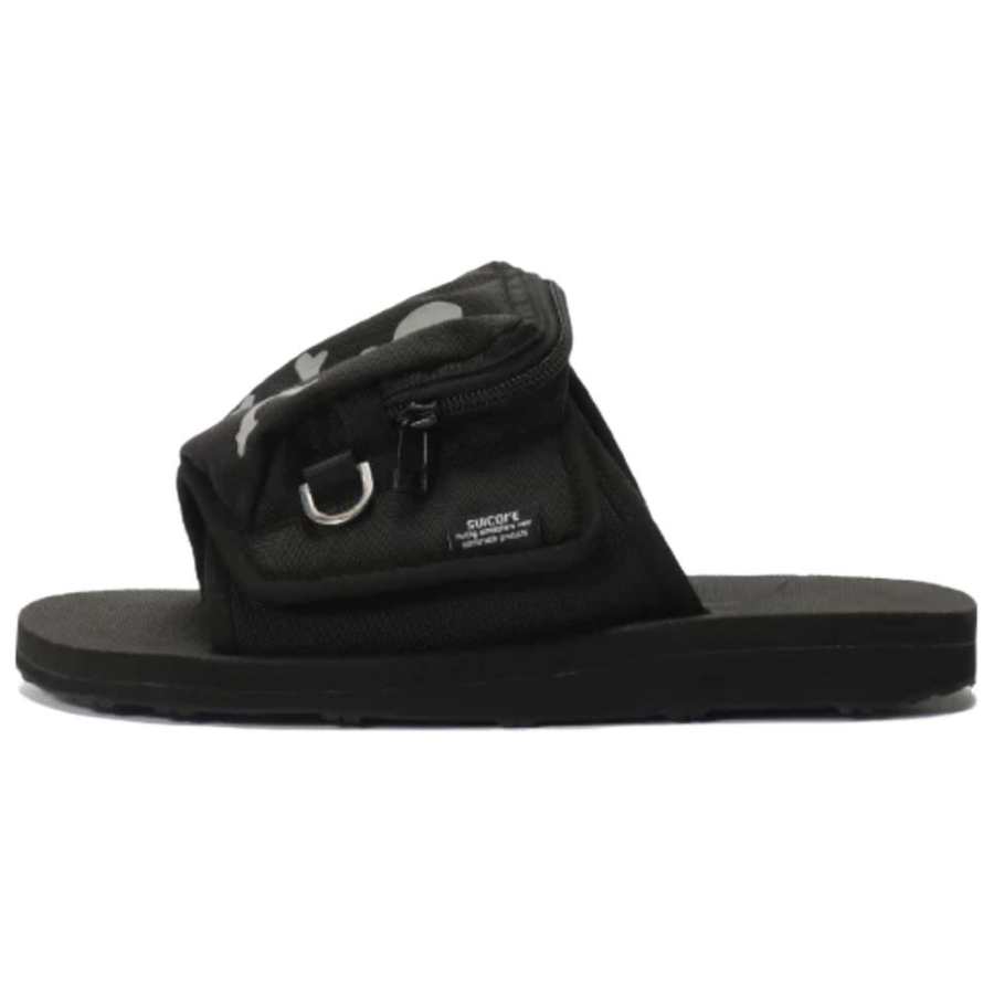 Suicoke Mastermind JAPAN x Suicoke EVA Slide Slippers Unisex Black