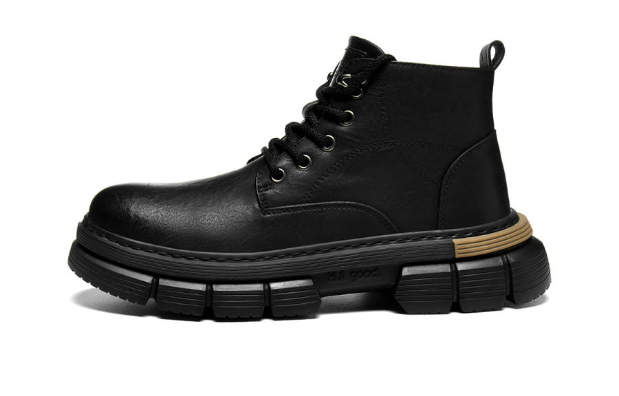 HLA HLA Combat Boots Men's Black/Khaki