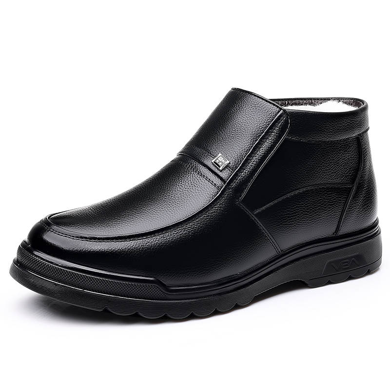 YILICHUANZHANG Synthetic Leather Casual Shoes Men's Black