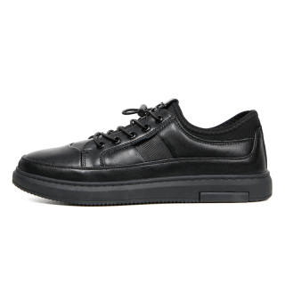 CAIZI Men's Casual Shoes Men's Low Top Black