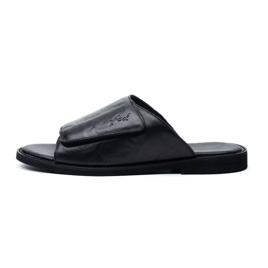 FED FED Slide Slippers Men's Black