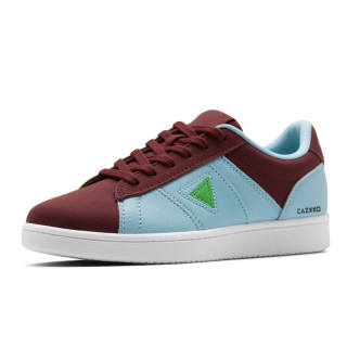 CAZXXO Low top Skateboard Shoes Men's Brown Blue