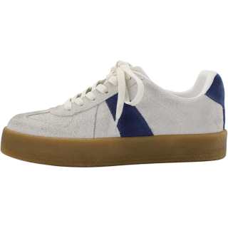 DIBO Cow Suede Low top Skateboard Shoes Women's White
